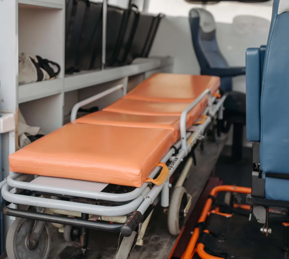 Ambulance long trajet à Bandol